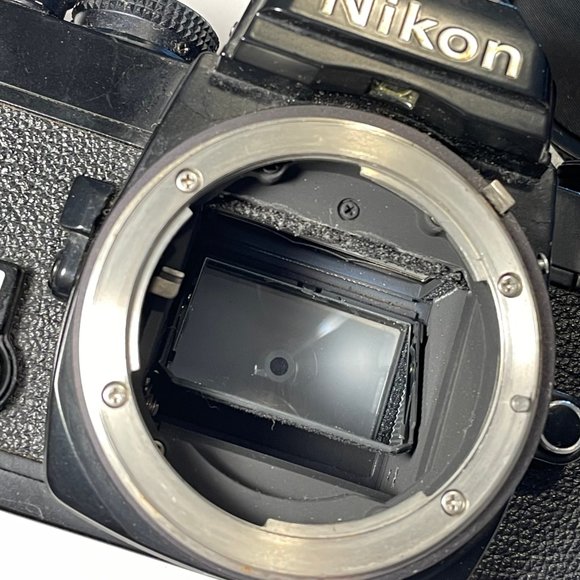 NIKON FM Vintage Black Body camera w 2 LENSES & many accessories - Picture 8 of 16